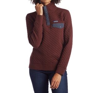 Patagonia Women's Quilted Maroon Button Up